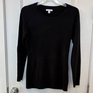 New York & Company Black Long Sleeve Sweater